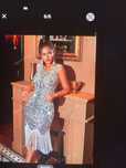 Vand rochie vintage anii 1920 si banderola pene vintage