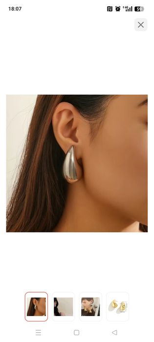 Сережки бижутерия