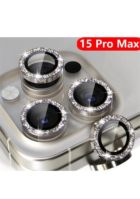 Folie Sticla Camera Cercular Luxury Iphone 13/14/15/16/17 PRO MAX PLUS