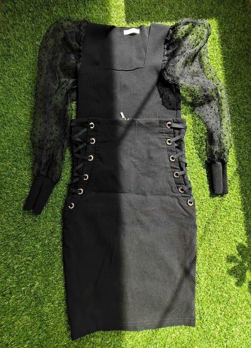 Bluza Mango, mărimea M – cu mâneci volane și efect luxury