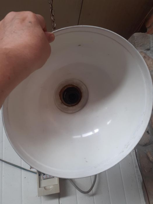 Accesoriu decorațiune pendul lumina alama Schroder Germania 1960