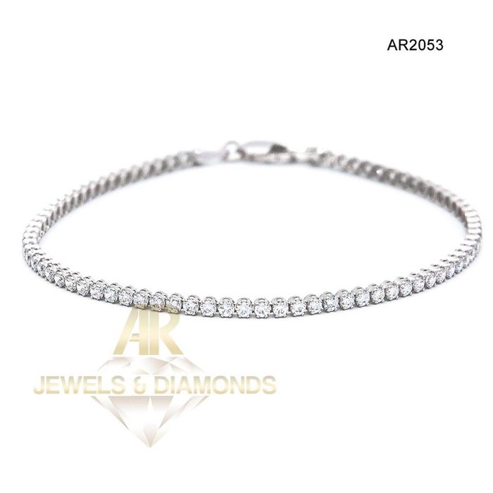 Bratara Aur 14 K model Tennis unisex ARJEWELS (AR2153)