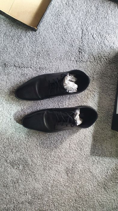 Ghete piele barbat,negre, noi