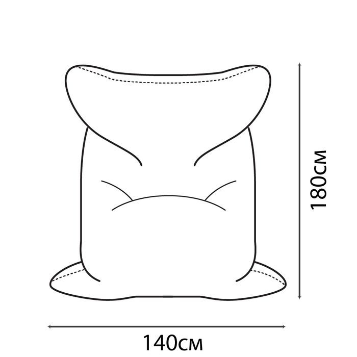 Барбарон XL “Възглавница” - Лукс модел, кафяв велурен плат.