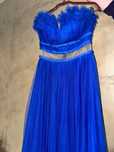 Rochie lunga albastră