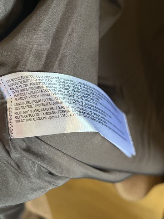 Palton lana maro Mango nou / mens wool duffle coat