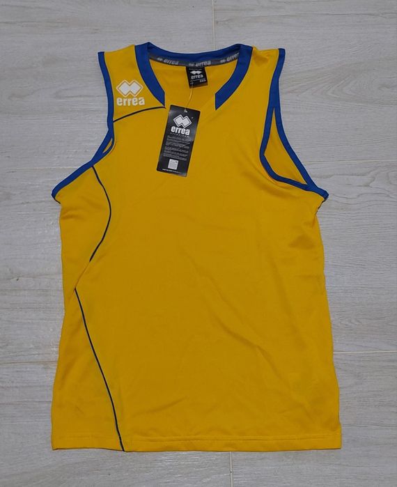 Maieu sport Erreà galben/albastru – Nou cu etichetă, mărime XXS