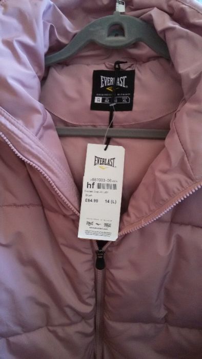 Яке Everlast розова Пудра Късо uk14 ХЛ