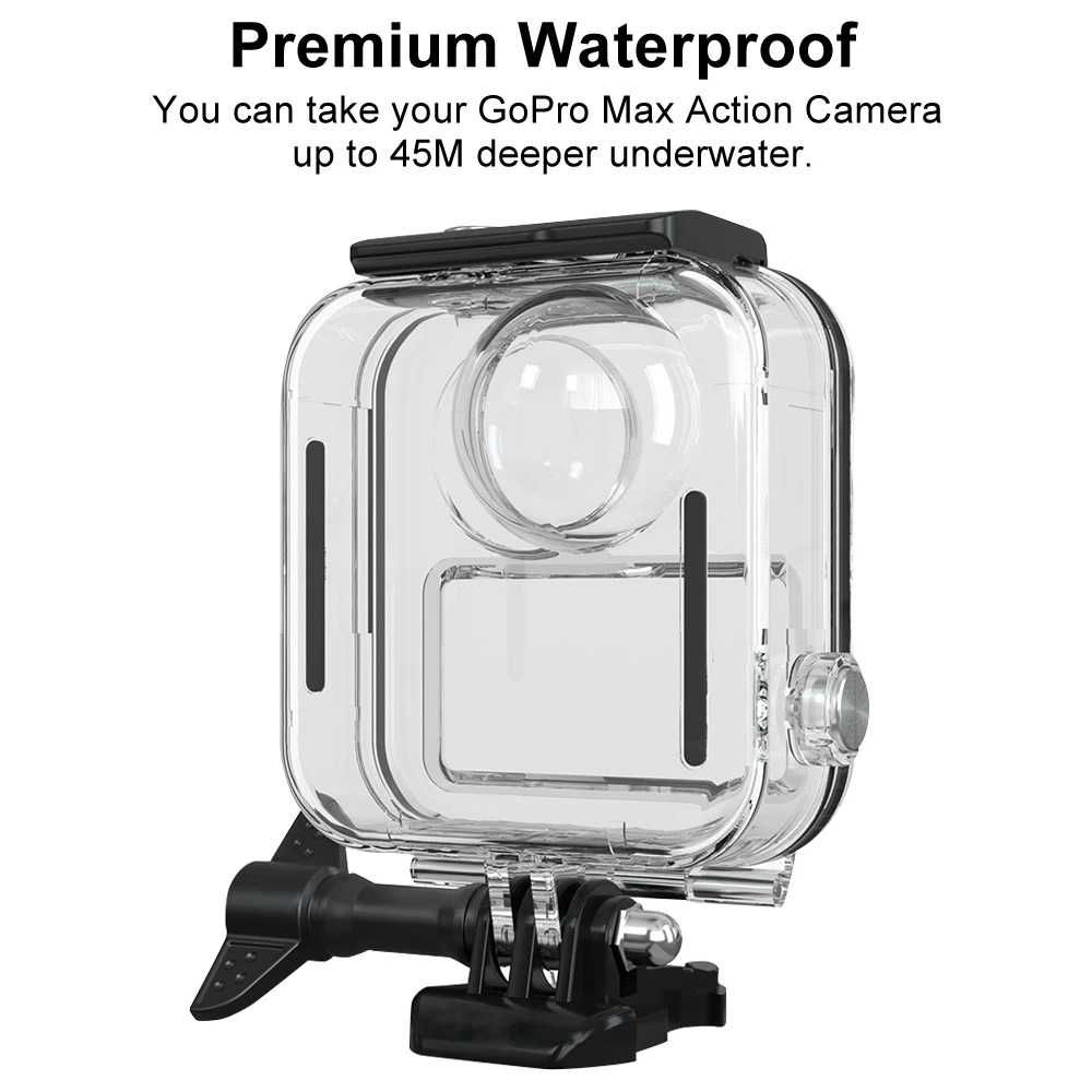 Carcasa subacvatica waterproof 45m camera actiune GoPro MAX 360