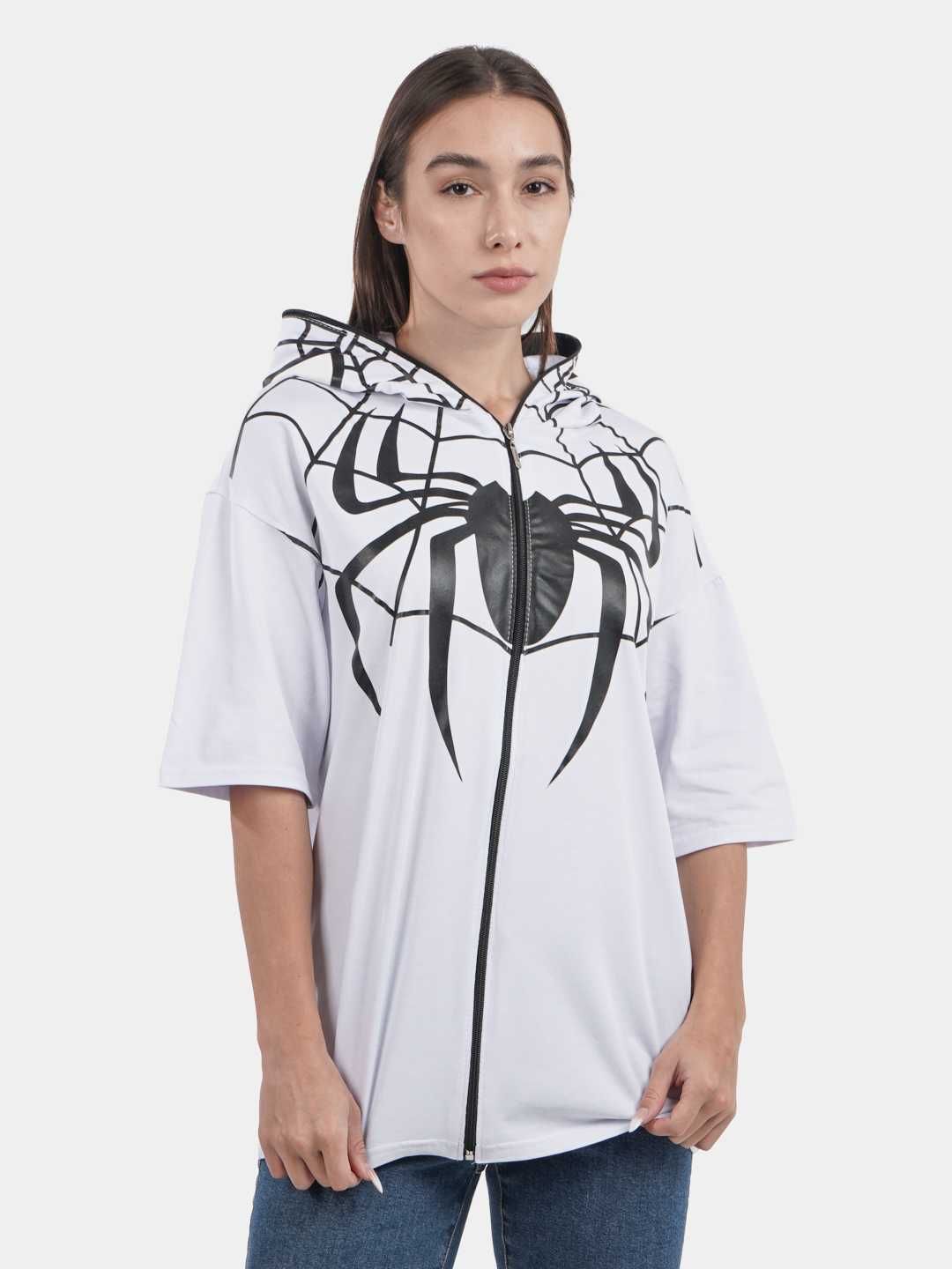 Футболка Человек паук женская, унисекс, футболка для летней погоды