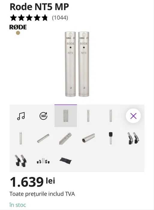 Microfoane RODE NT5 Matched Pair