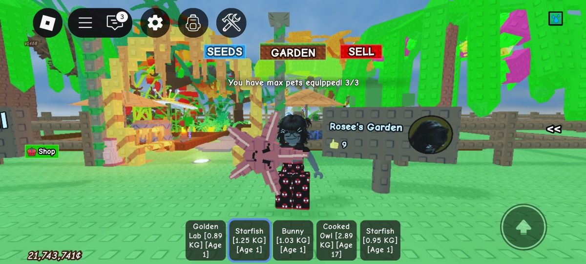 Продаю животных Grow a Garden