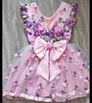 Rochie de prințesă cu flori