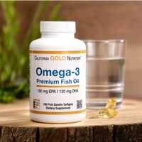 Омега-3 от California Gold nutrition, 100 капсул