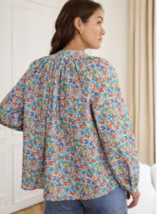 Прекрасни ризи в принт Liberty от Motus boutique Paris в стил Sézane