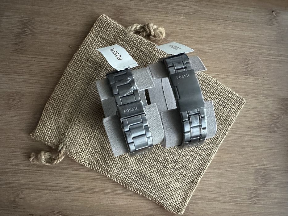 2 ceasuri Fossil barbatesti nou fiecare original