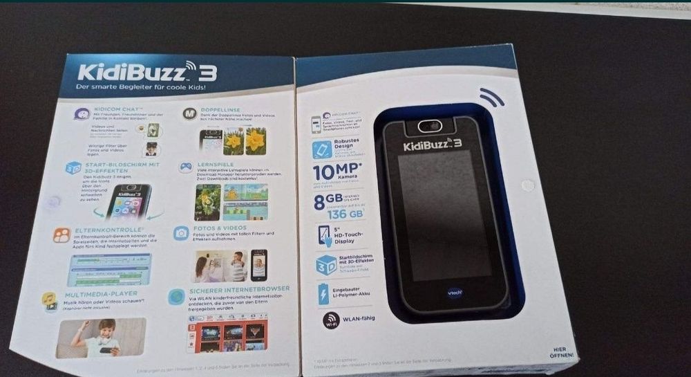 jucarie copii 4+ germana kidibuzz telefon tableta wifi android parinti