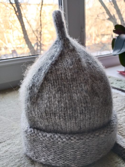 Шапка с "пипкой" р.55см