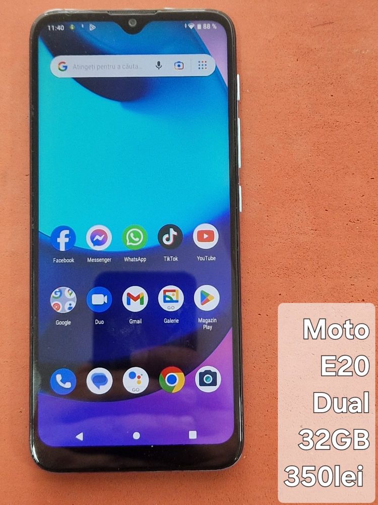 Motorola Moto E20- ofer garantie