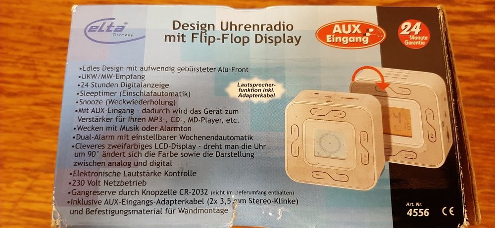 Radio ceas digital LCD dual cu alarma dubla - nou