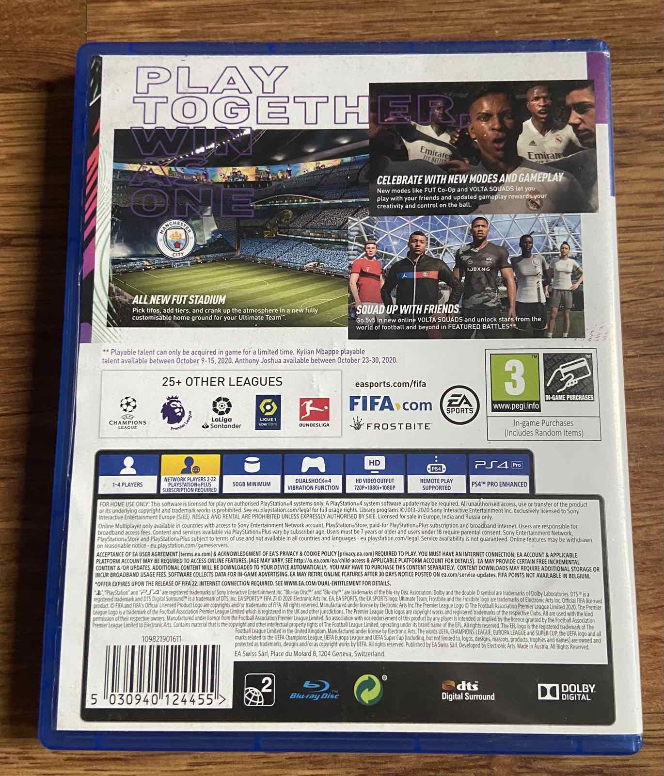 Игра за PS4 Fifa 21