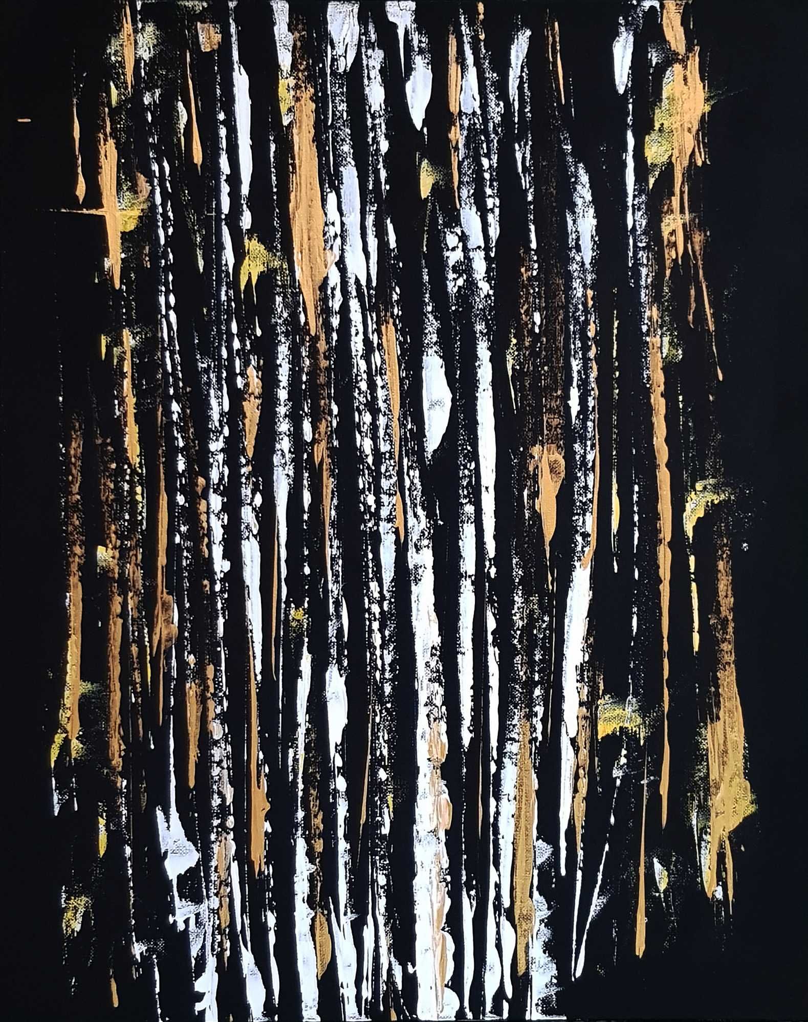 Продам абстрактные картины "Чёрное золото" разных размеров