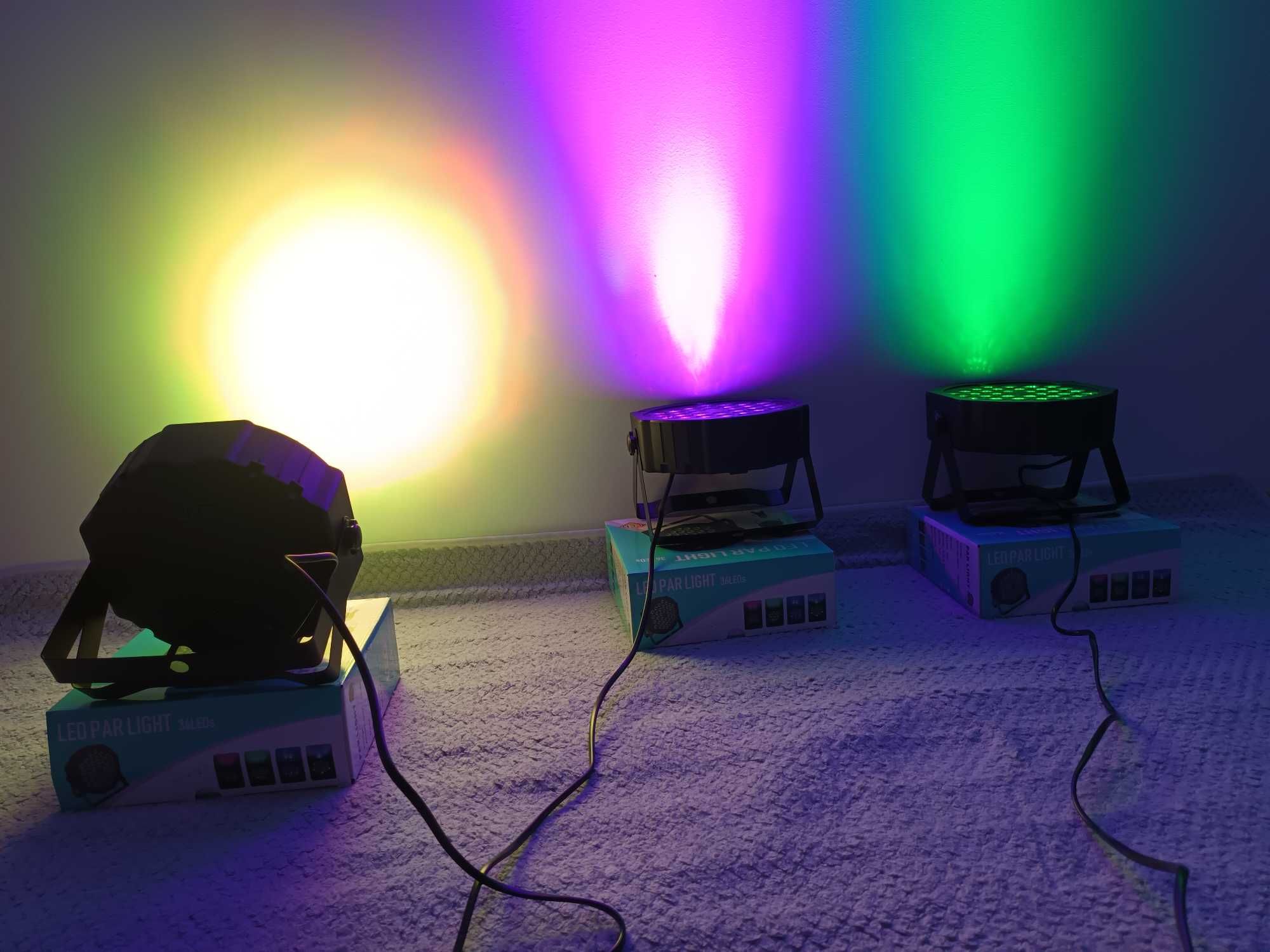 Orga de lumini disco 36 leduri Microfon integrat Lumini Petrecere