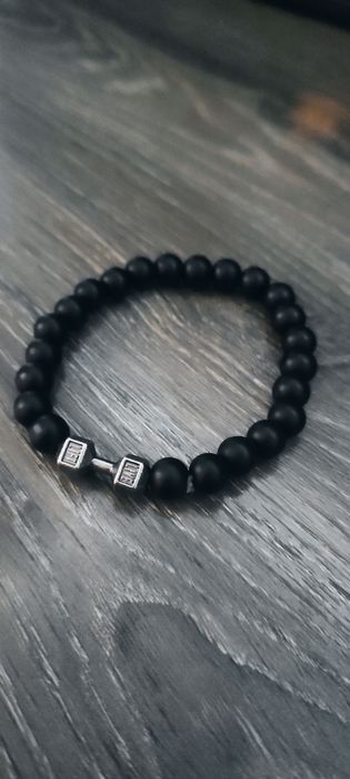 Brățară bărbați cu forma de gantera