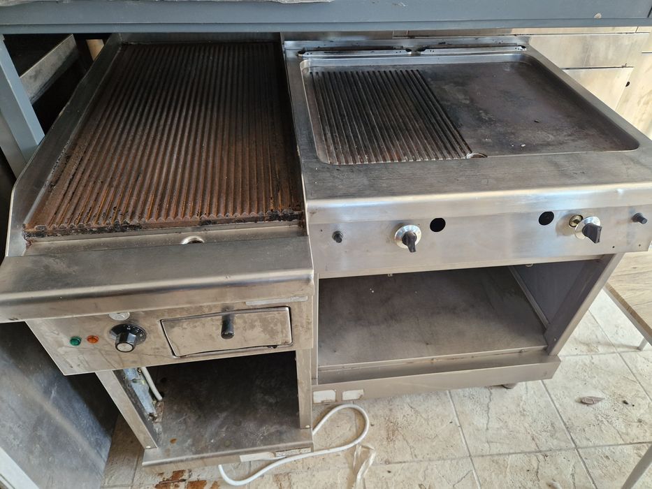 Grill electric sau gaz , cu banc sau de banc