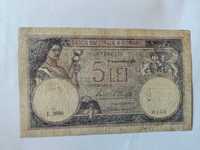 bancnota 5 lei 1929