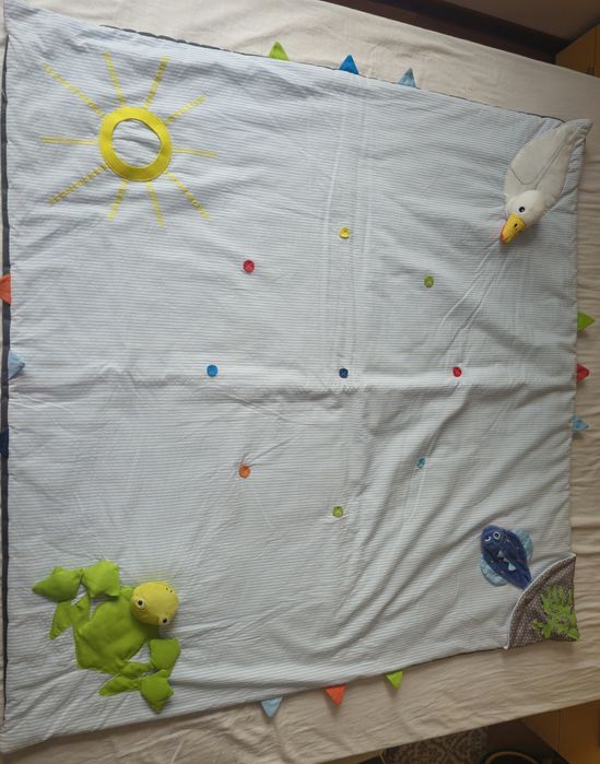 Covoras/saltea activități, joaca bebe Ikea 115×115 cm