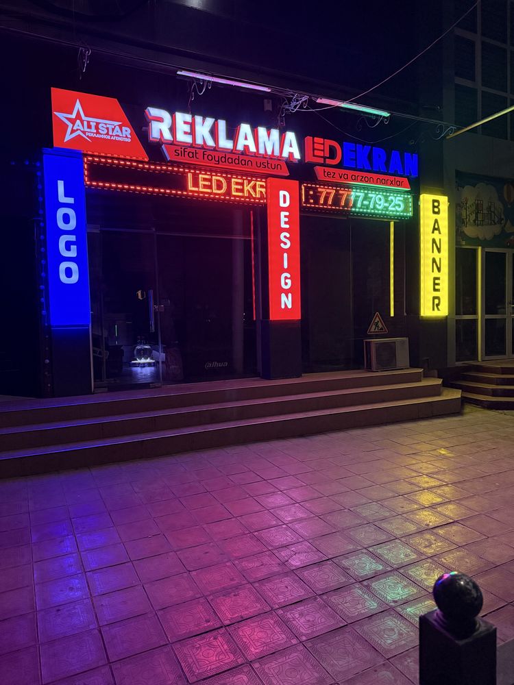 Reklama xizmatlar  tez va sifatli