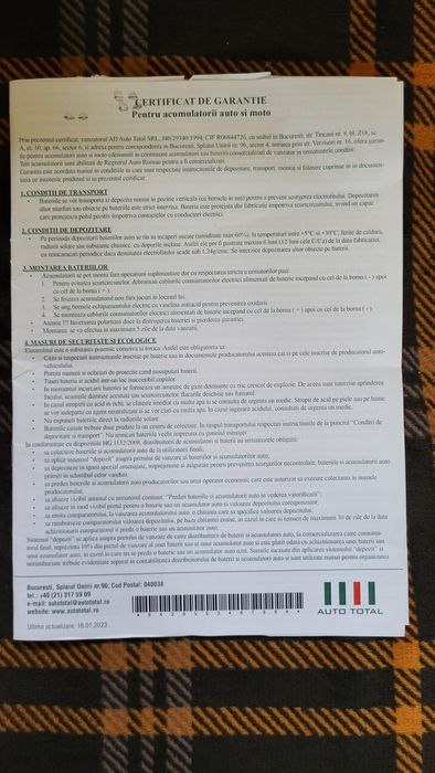 Baterie Auto Rombat Premier 65ah