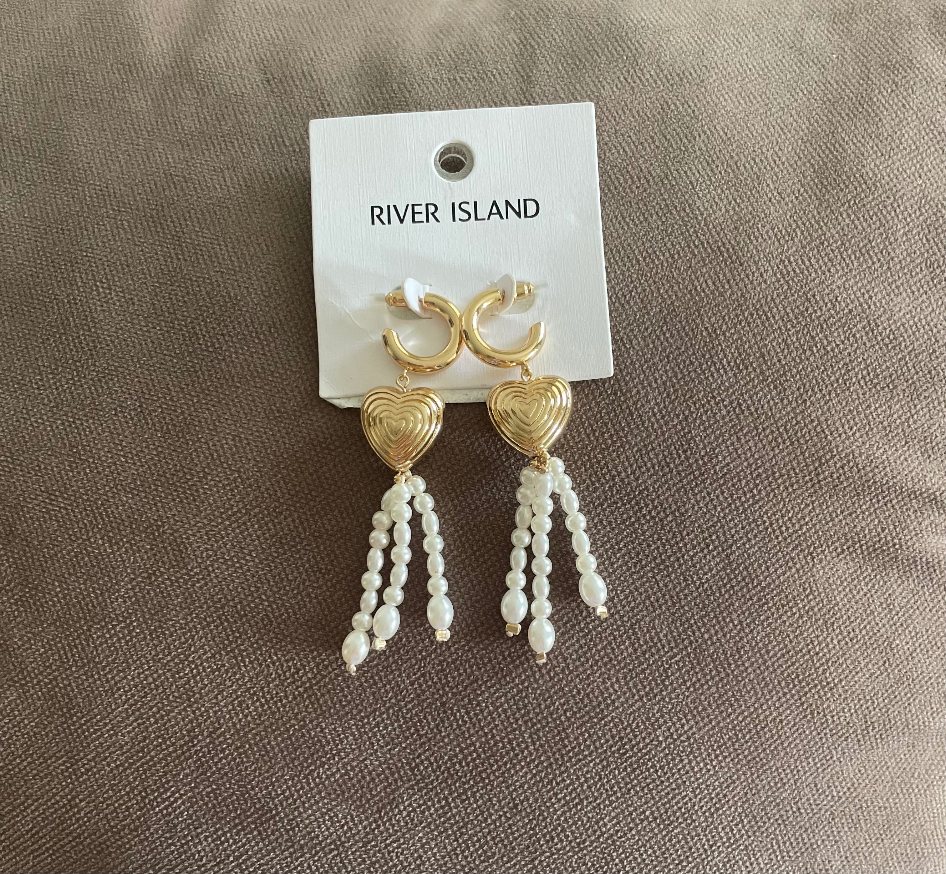 River Island перлени обеци
