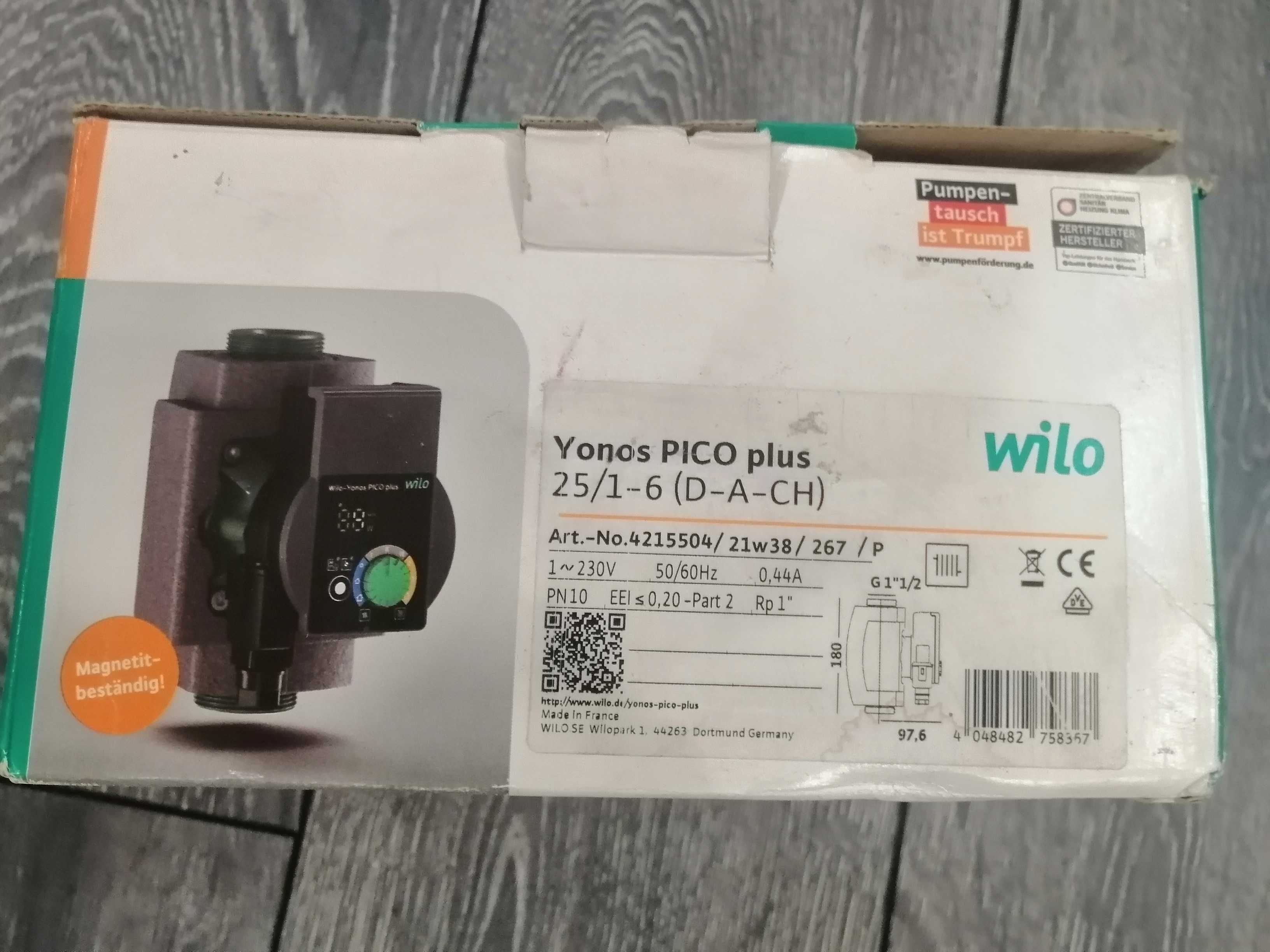 Цирколационна нова помпа за парно Yonos PICO plus 25/1-6