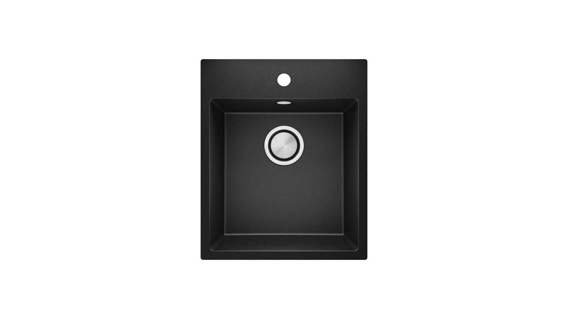 Кухненска Мивка от гранит модел Рига 40 XL 380 x 500 mm - Черна
-37%
