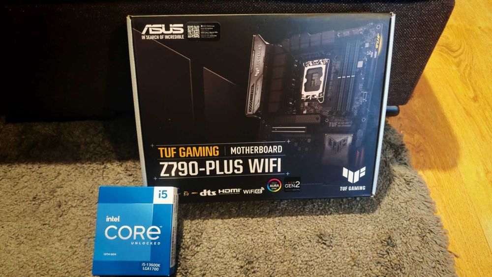 АSUS TUF Gaming Z790-Plus WiFi DDR5 + Intel i5-13600K 14 Cores