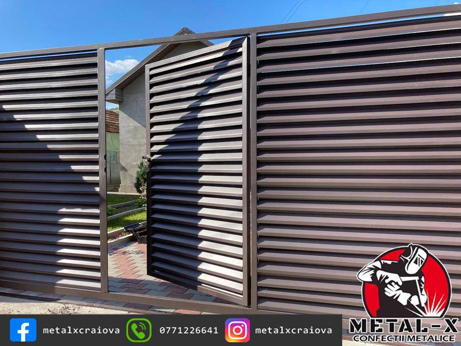 Porti Metalice Moderne la comanda MONTAJ GRATUIT