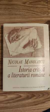 Istoria critica a literaturii romane N Manolescu