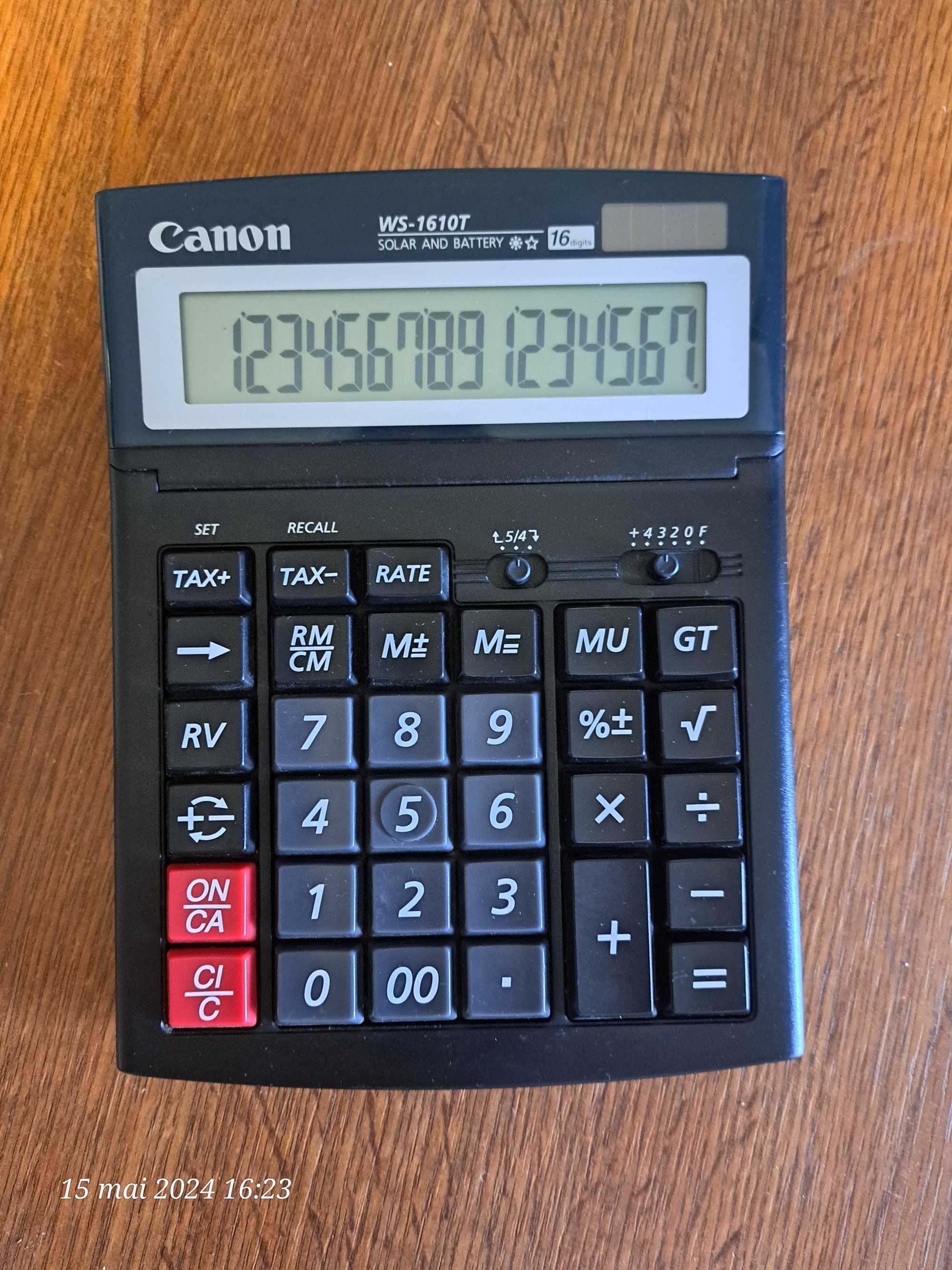 Calculator solar CANON de birou sau gestiune magazin