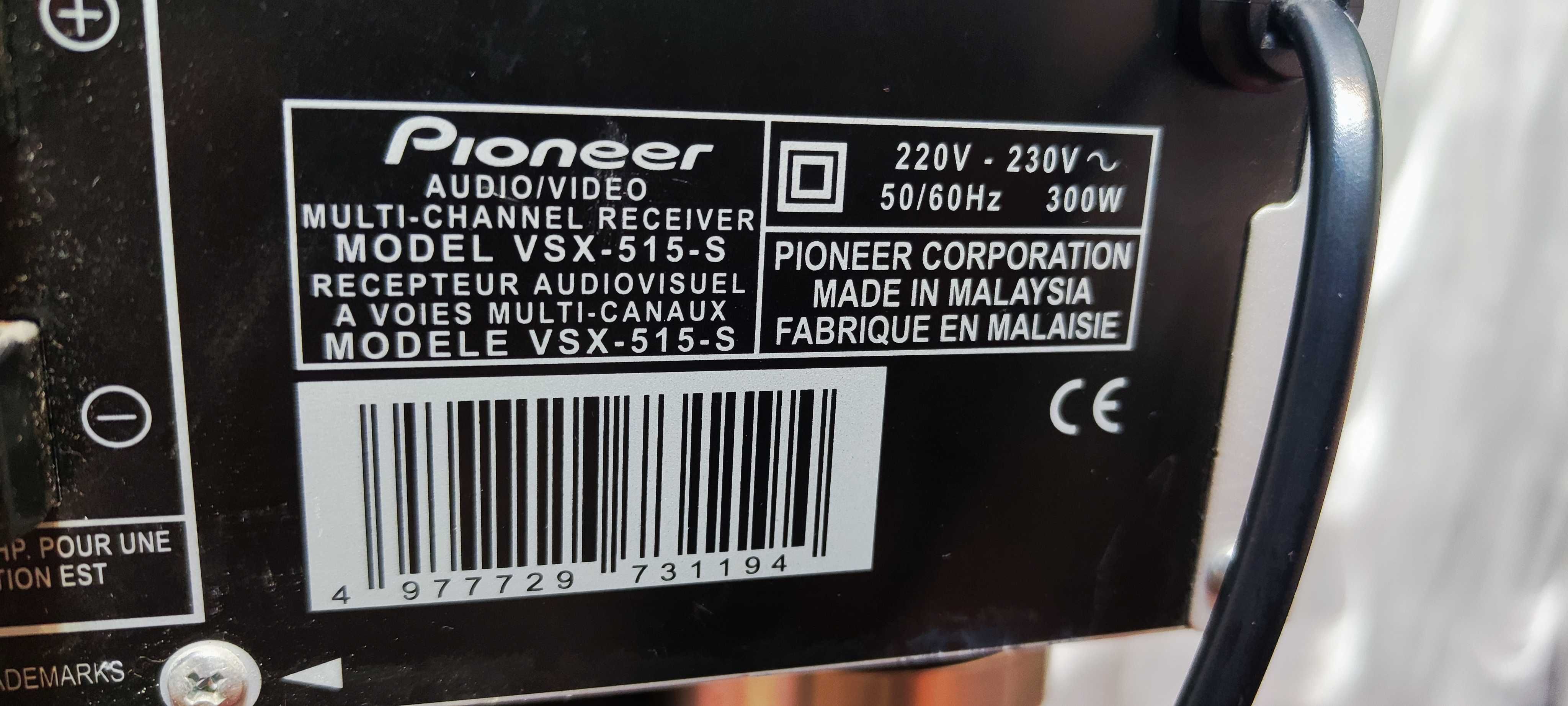 Amplificator Audio Pioneer VSX-515 Statie Audio Amplituner 2 x 110W