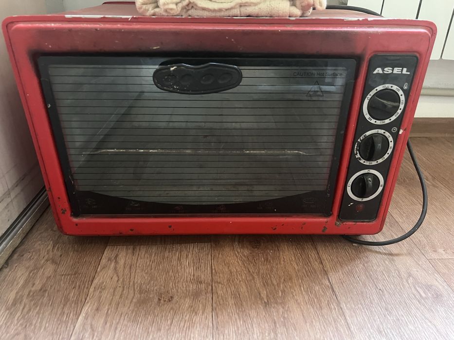 Мини печь электрическая, б/у,