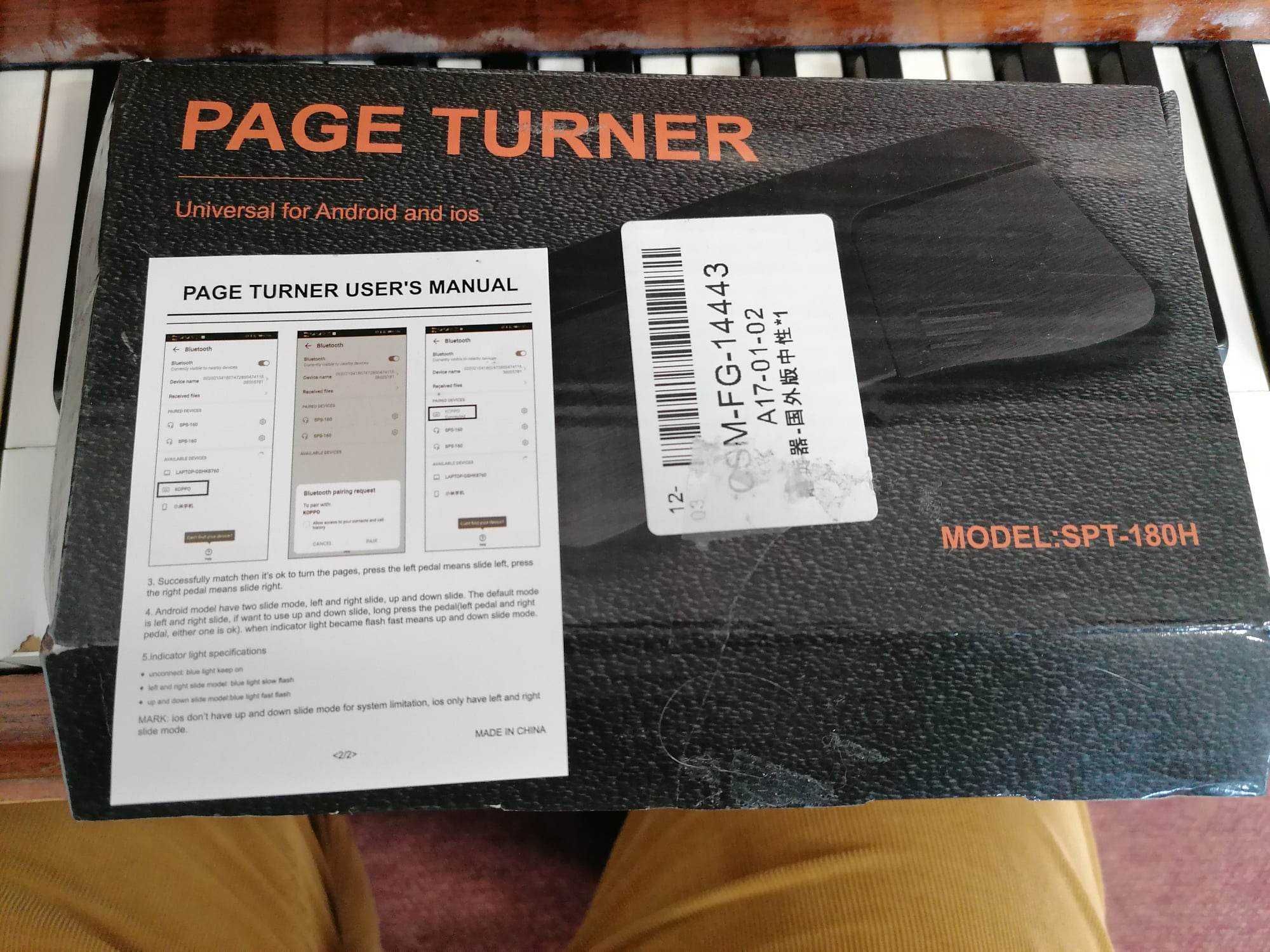 Page turner - predare personală în Brașov