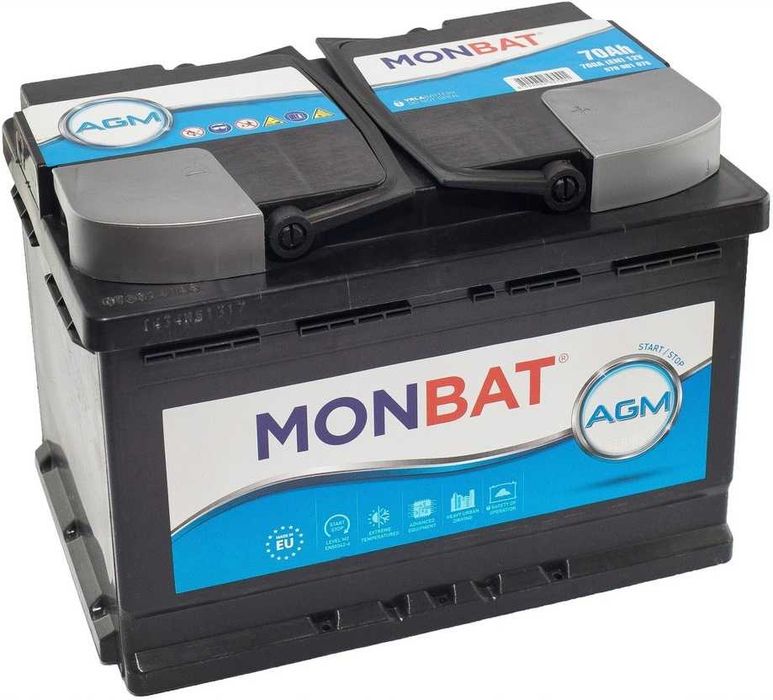 Аккумуляторы Monbat AGM 70 Гелиевый, цена с заменой на старый АКБ