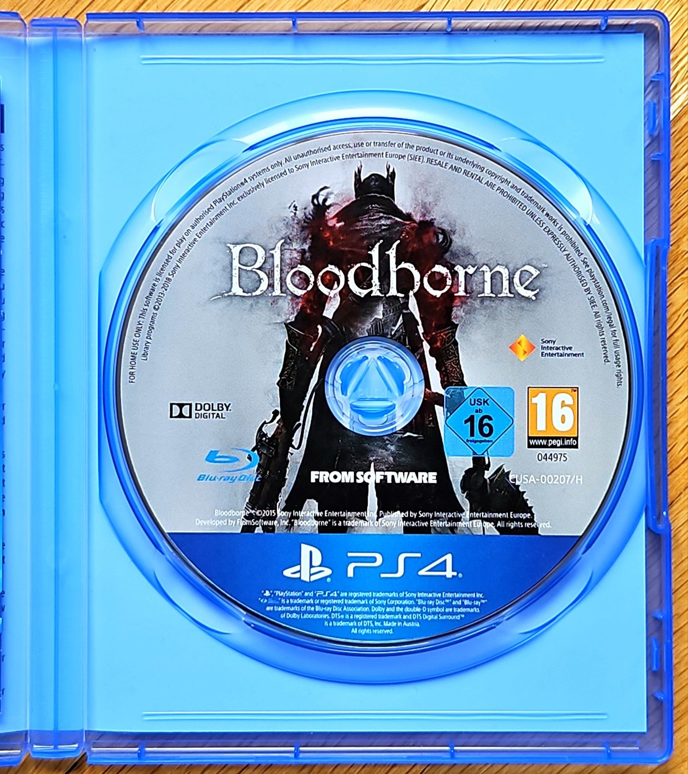 Перфектен диск с игра Bloodborne PS4 Playstation 4 Плейстейшън 5 PS5