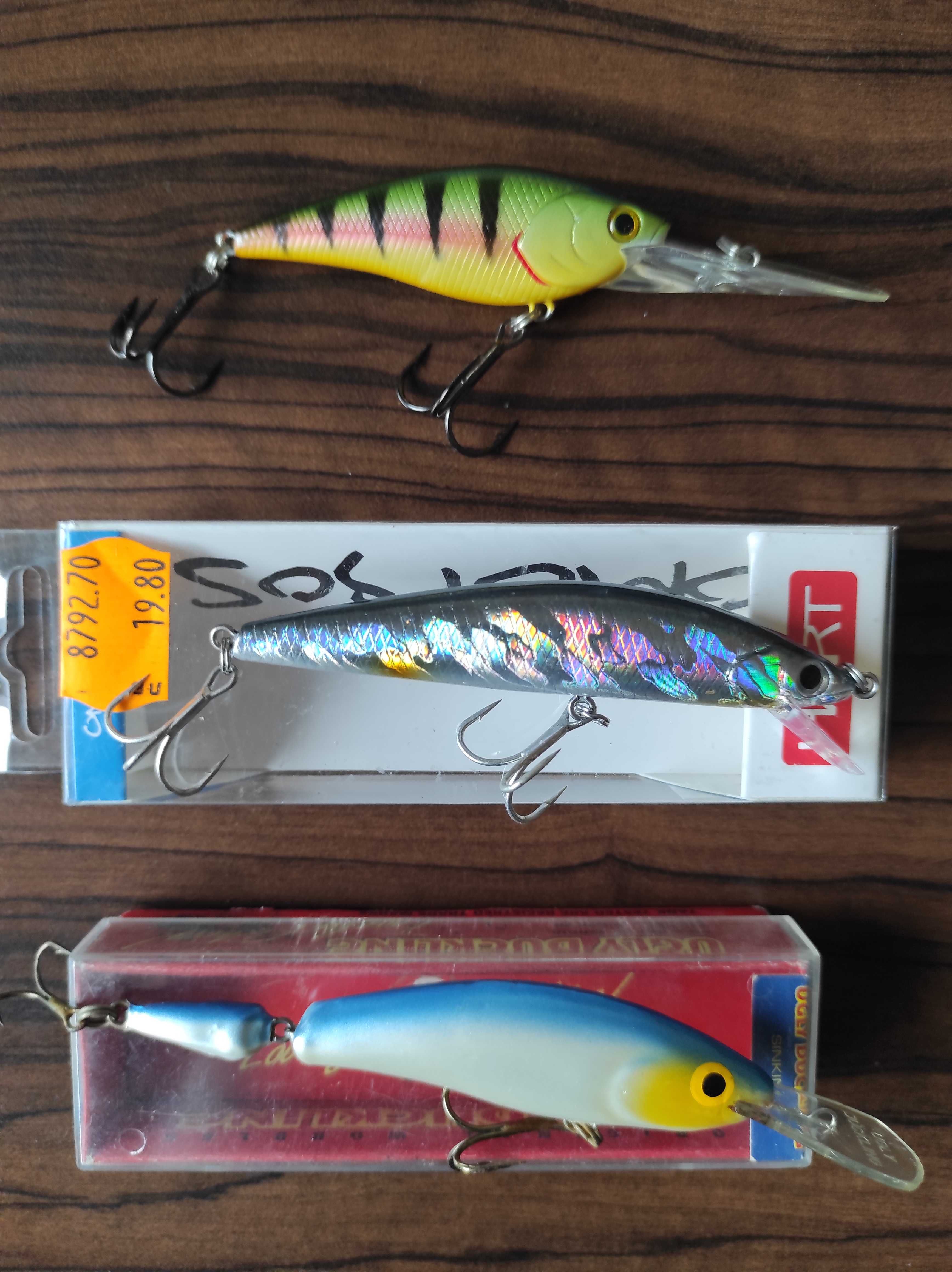 Воблери-Rapala,Storm,Bomber,Salmo и др.