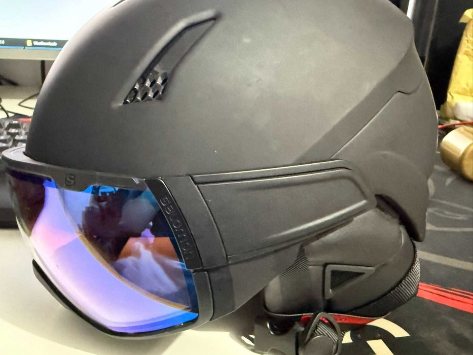 Salomon Driver S ски сноуборд Каска с Очила размер S черен