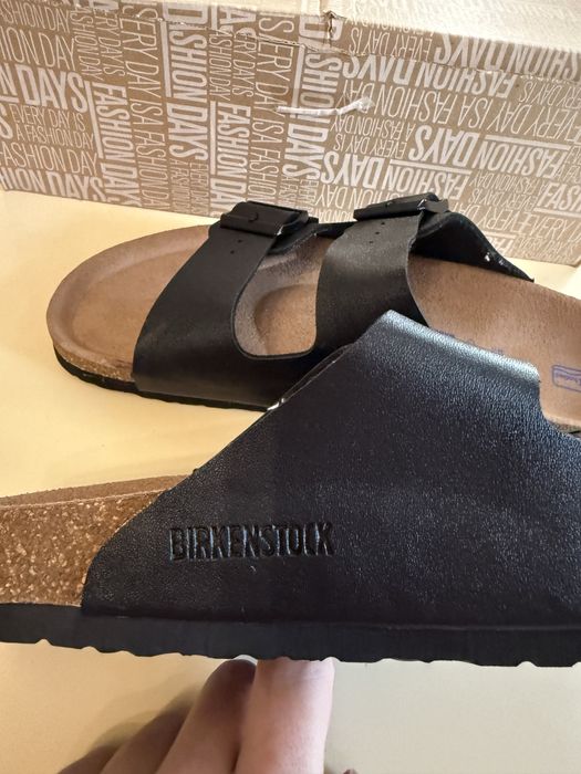 Birkenstock Arizona мъжки черни чехли 44