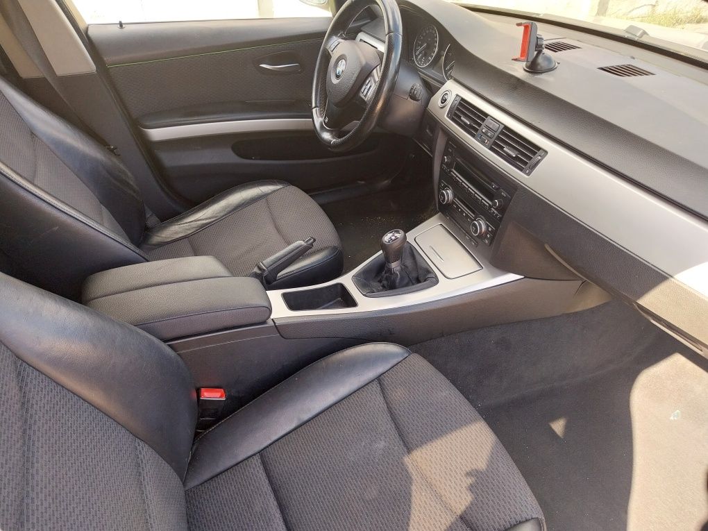 Салон Бмв E91 LCI Черен Кожен салон с ПОДГРЕВ Bmw e91 FACELIFT