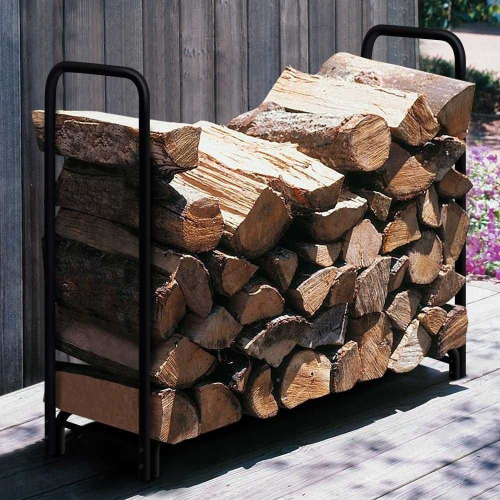Suport pentru lemn de foc pentru exterior , lungime 1,22 m